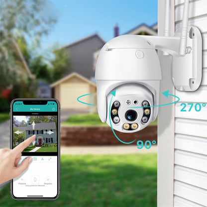 Вулична IP камера відеоспостереження 4Мп, Full HD, A6 / Поворотна wifi камера / Вайфай камера водонепроникна