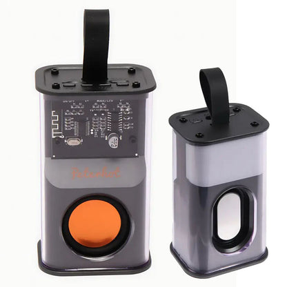 Портативна Bluetooth колонка 5Вт SPS A036 / Прозора бездротова колонка з підсвічуванням