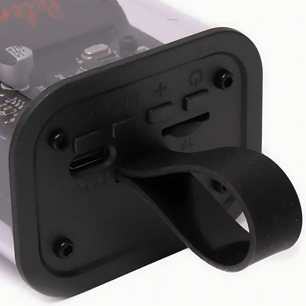 Портативна Bluetooth колонка 5Вт SPS A036 / Прозора бездротова колонка з підсвічуванням