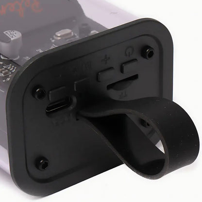 Портативна Bluetooth колонка 5Вт SPS A036 / Прозора бездротова колонка з підсвічуванням