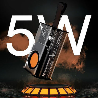 Портативна Bluetooth колонка 5Вт SPS A036 / Прозора бездротова колонка з підсвічуванням