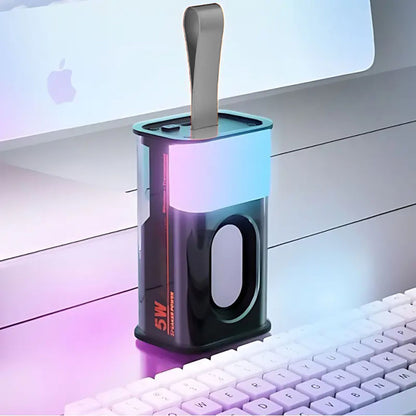 Портативна Bluetooth колонка 5Вт SPS A036 / Прозора бездротова колонка з підсвічуванням