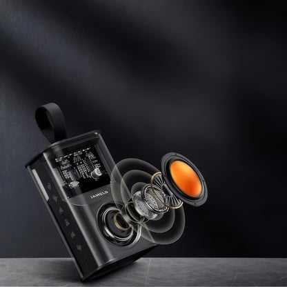 Портативна Bluetooth колонка 5Вт SPS A036 / Прозора бездротова колонка з підсвічуванням