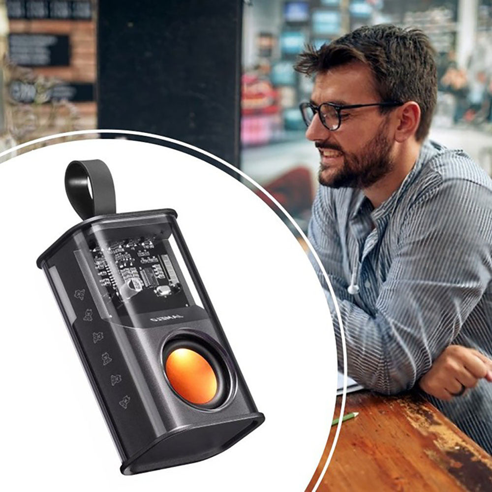 Портативна Bluetooth колонка 5Вт SPS A036 / Прозора бездротова колонка з підсвічуванням