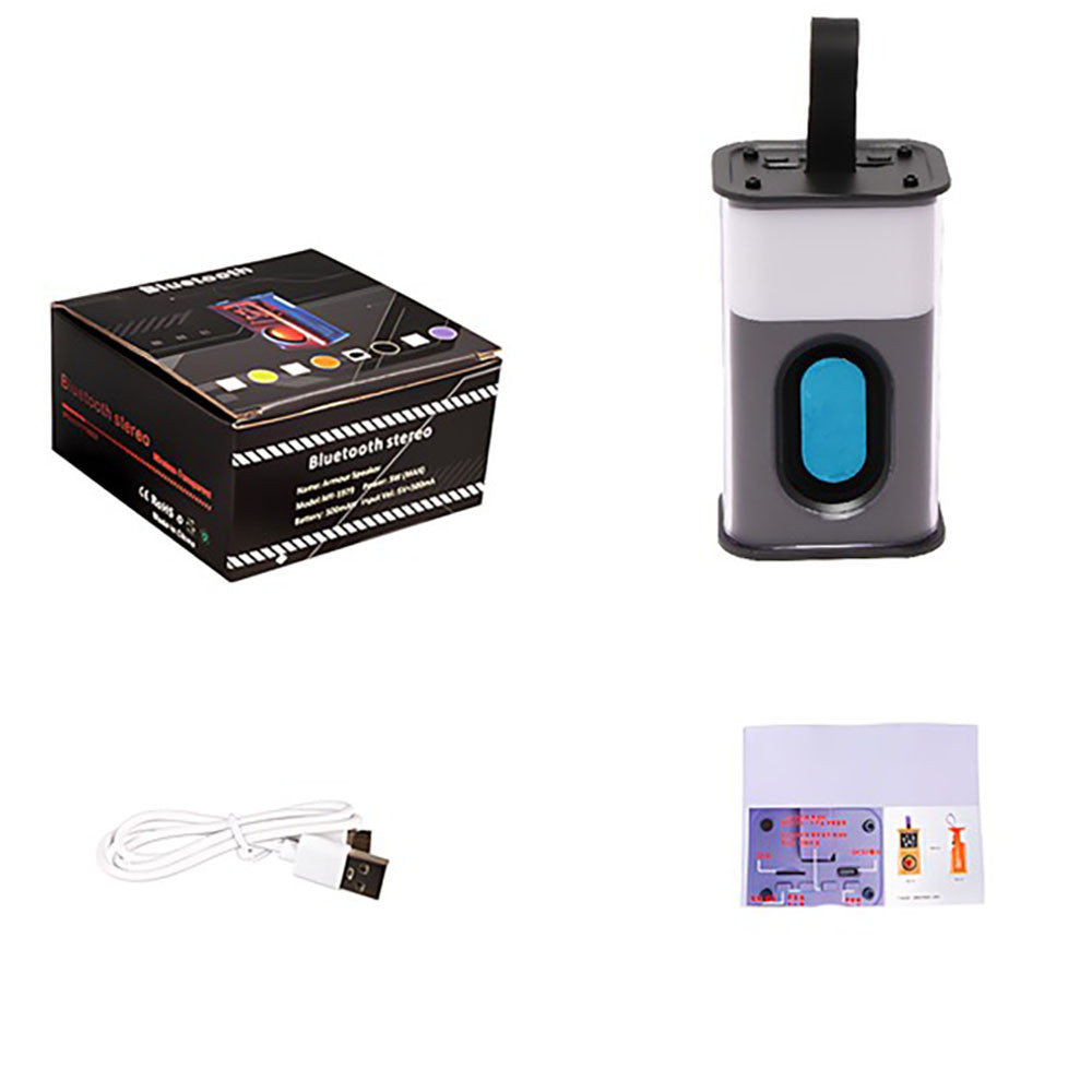 Портативна Bluetooth колонка 5Вт SPS A036 / Прозора бездротова колонка з підсвічуванням
