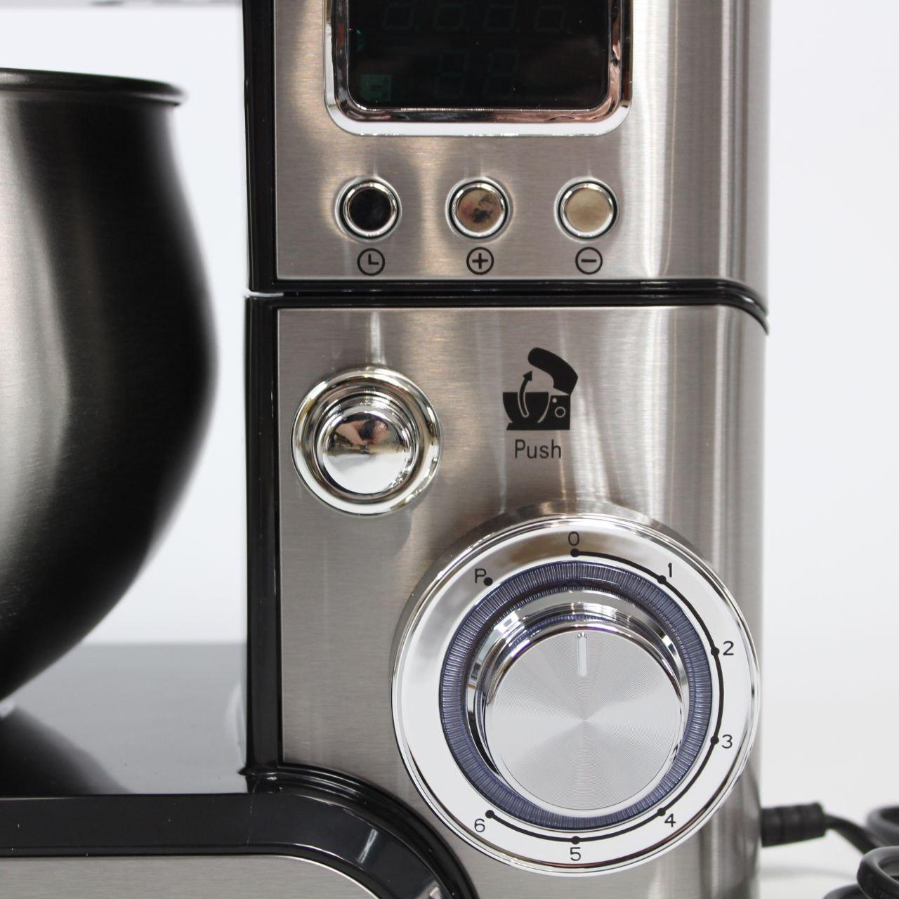 Міксер планетарний з чашею 6л, 4000Вт, 6 швидкостей / Кухонний тістоміс / Тістоміс міксер