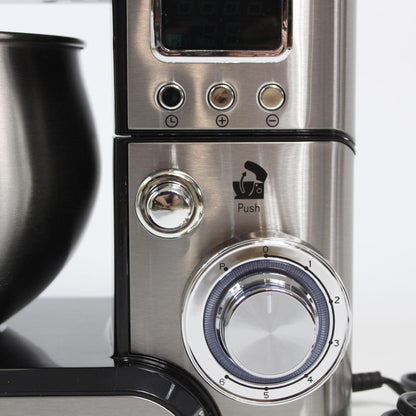 Міксер планетарний з чашею 6л, 4000Вт, 6 швидкостей / Кухонний тістоміс / Тістоміс міксер