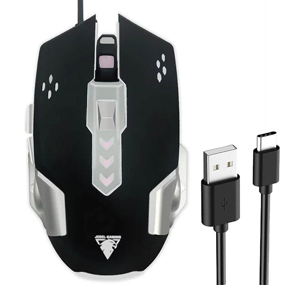 Ігрова миша JEDEL GM880 з підсвічуванням, USB, 3600 DPI / Комп'ютерна маніпулятивна миша