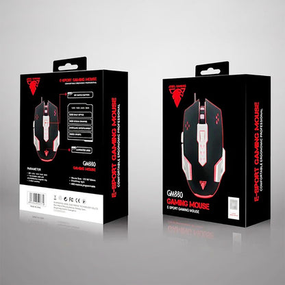 Ігрова миша JEDEL GM880 з підсвічуванням, USB, 3600 DPI / Комп'ютерна маніпулятивна миша