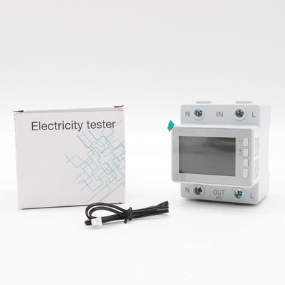 Розумний лічильник електроенергії з WIFI, 63A, 8 показників, KWS-302WF / Цифровий електролічильник / Вайфай лічильник