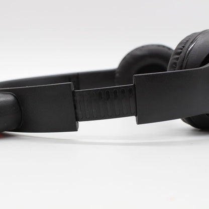 Бездротові Bluetooth навушники з котячими вушками та підсвічуванням Cat Miu Star P47 Чорний / Дитячі навушники