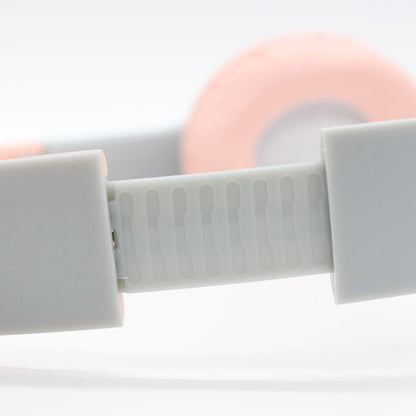 Бездротові Bluetooth навушники з котячими вушками та підсвічуванням Cat Miu Star P47 Сірий / Дитячі навушники