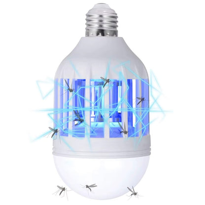 Світлодіодна лампа-приманка для комах Zapp Light, Білий / Електрична лампочка-знищувач мух та комарів