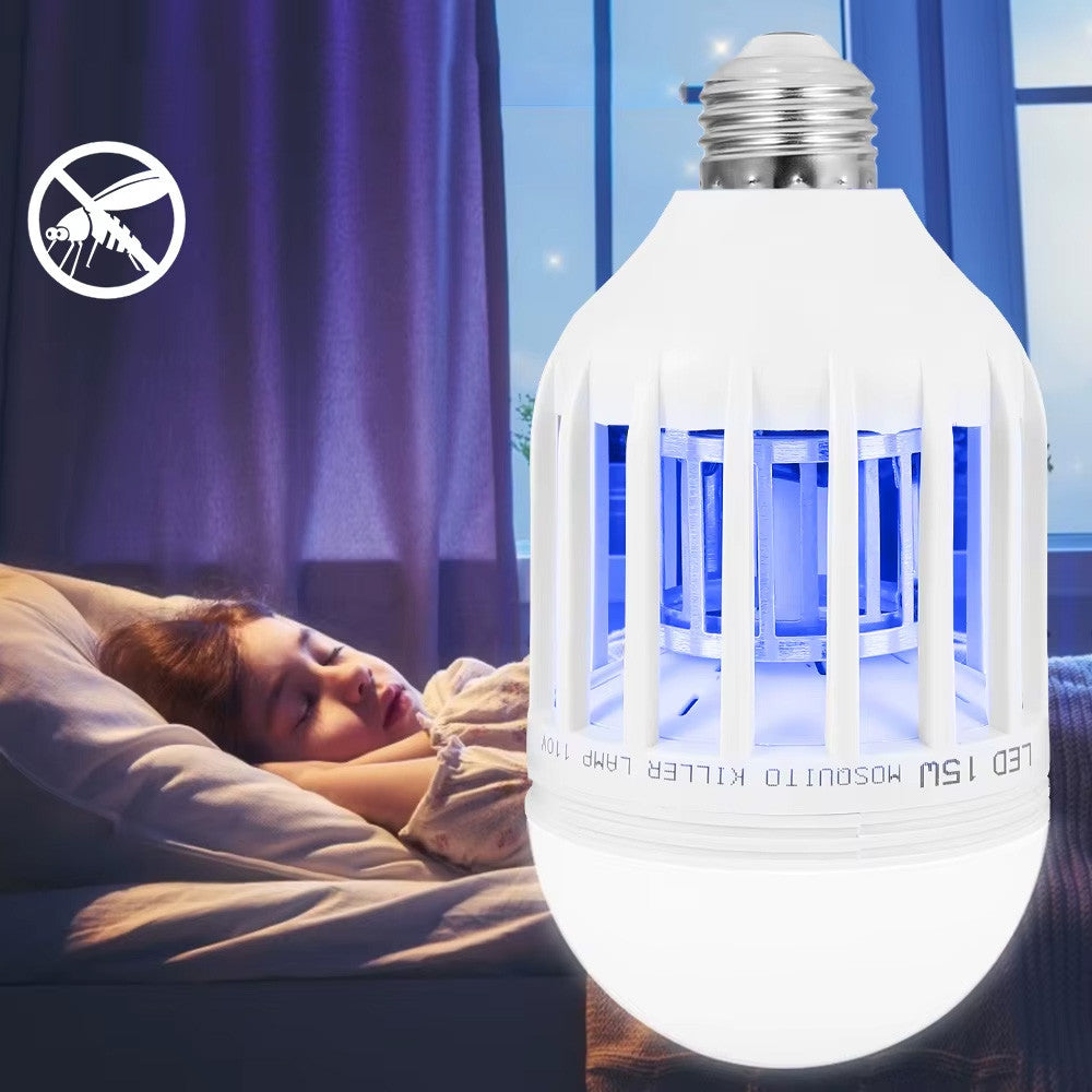 Світлодіодна лампа-приманка для комах Zapp Light, Білий / Електрична лампочка-знищувач мух та комарів