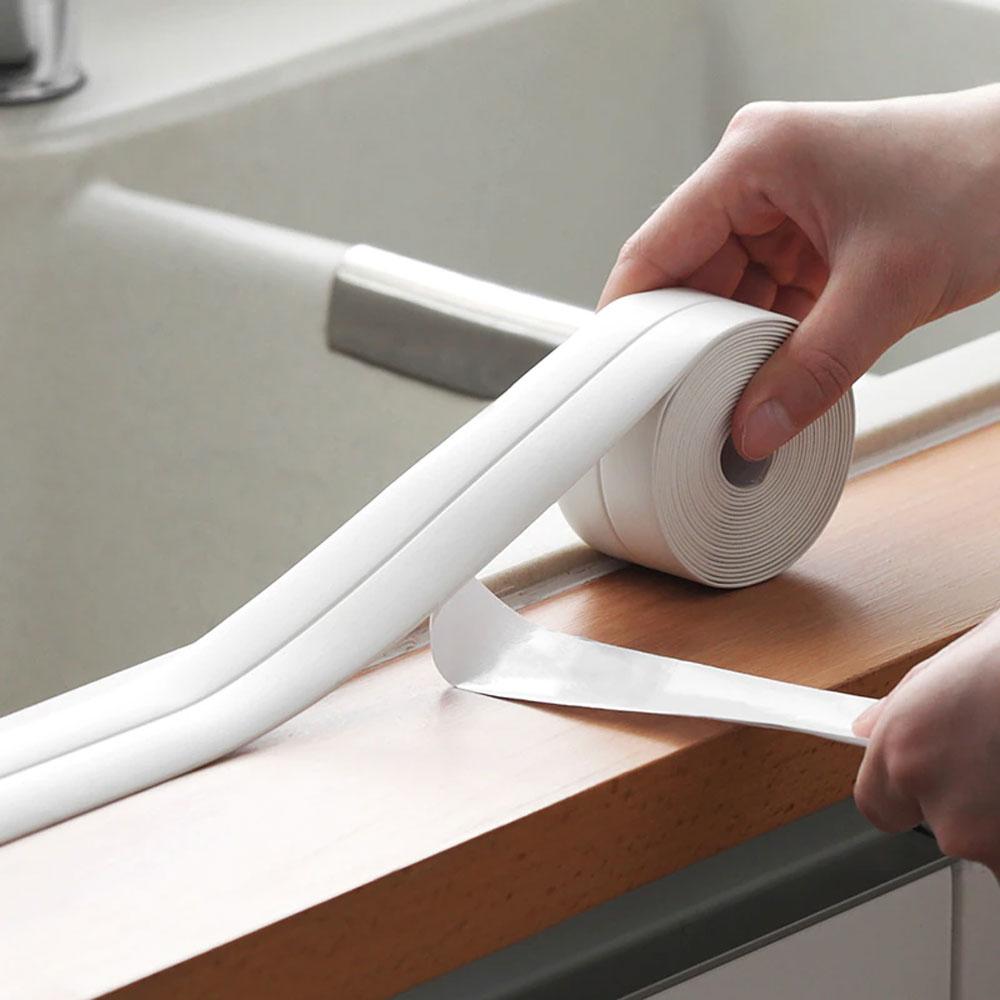 Водонепроникна бордюрна стрічка 2,5 метра Waterproof Tape / Ізоляційна стрічка для ванних кімнат та кухні