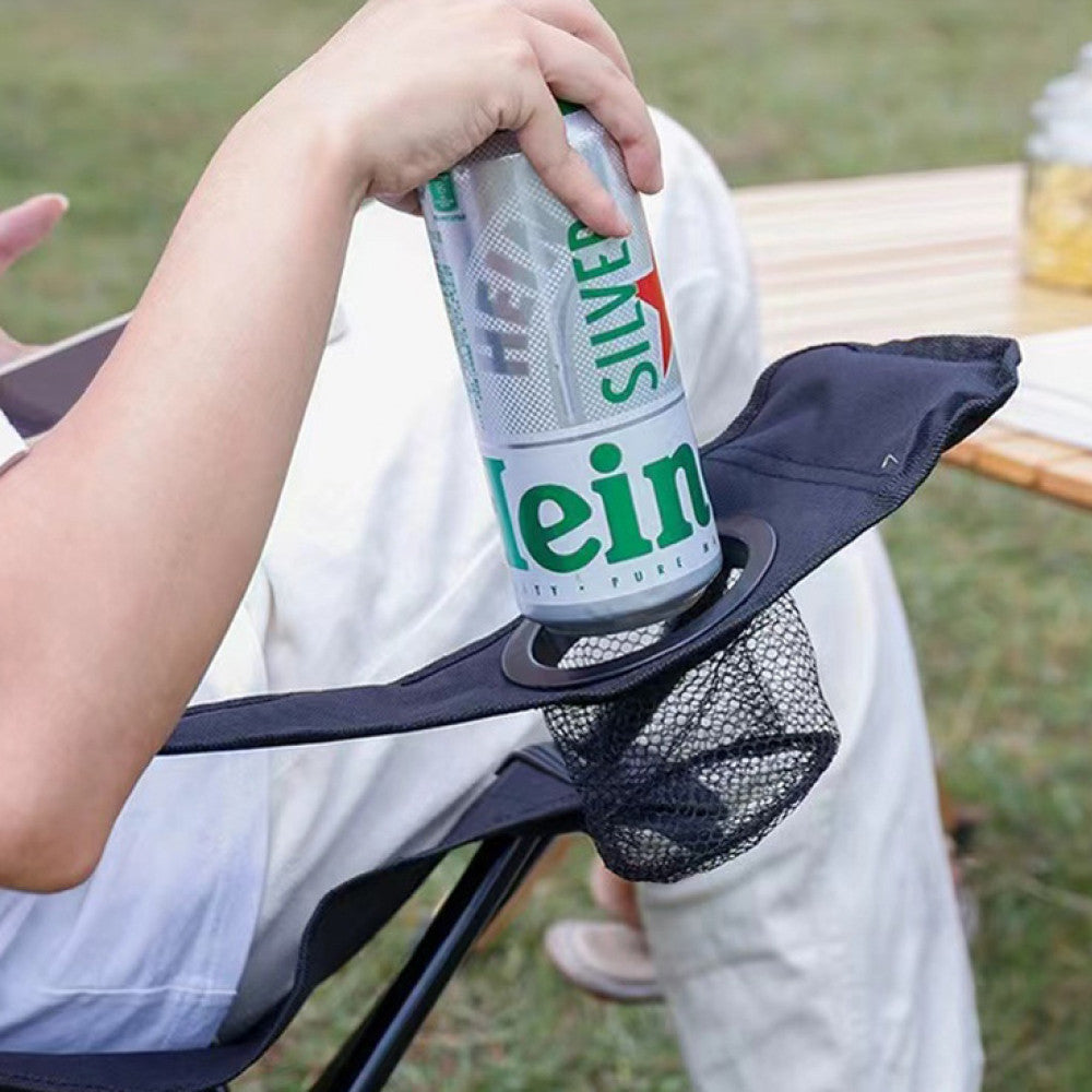 Стілець туристичний розкладний до 100 кг, Темно синій / Складаний стілець, крісло для походів в чохлі