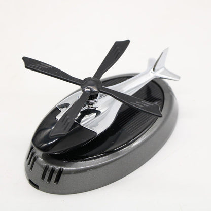 Автомобільний ароматизатор Вертоліт з роздувом на сонячній панелі, Чорний / Пахучка в авто / Ароматизатор в машину