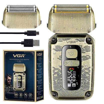 Електробритва шейвер VGR V-337 для сухого та вологого гоління / Акумуляторна бритва / Бритва електрична