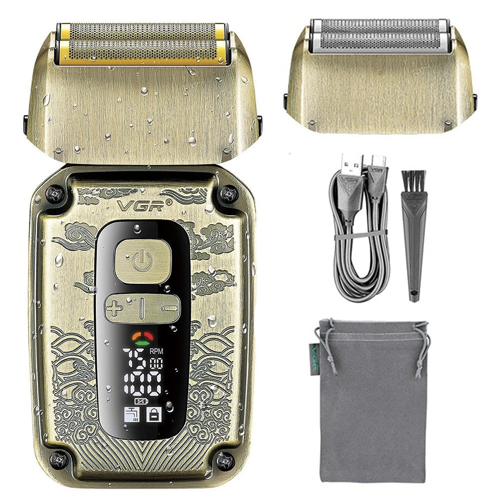 Електробритва шейвер VGR V-337 для сухого та вологого гоління / Акумуляторна бритва / Бритва електрична