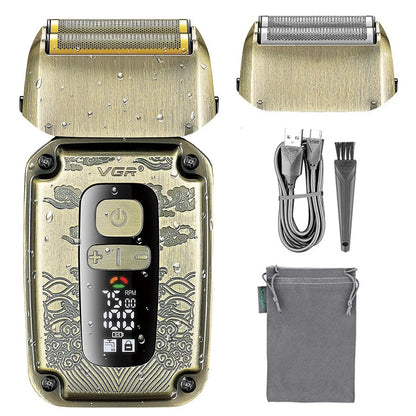 Електробритва шейвер VGR V-337 для сухого та вологого гоління / Акумуляторна бритва / Бритва електрична