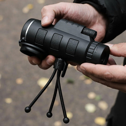 Монокуляр TELESCOPE KL-1040: 40x60 з триногою та адаптером для смартфона / Телефонний монокуляр