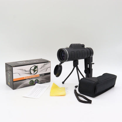 Монокуляр TELESCOPE KL-1040: 40x60 з триногою та адаптером для смартфона / Телефонний монокуляр