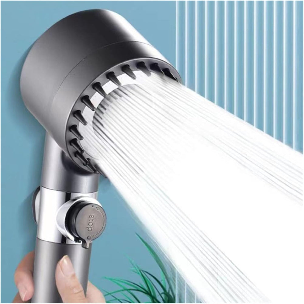 Насадка лійка для душу 3 режими + 1 фільтр, Графіт / Масажна лійка душова / Водозберігаюча душова лійка