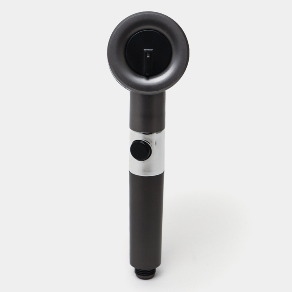 Насадка лійка для душу 3 режими + 1 фільтр, Графіт / Масажна лійка душова / Водозберігаюча душова лійка