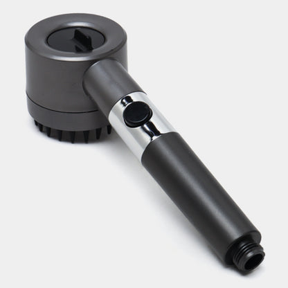 Насадка лійка для душу 3 режими + 1 фільтр, Графіт / Масажна лійка душова / Водозберігаюча душова лійка