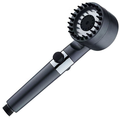 Насадка лійка для душу 3 режими + 1 фільтр, Чорний / Масажна лійка душова / Водозберігаюча душова лійка