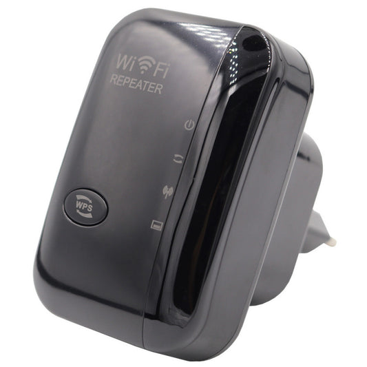 WiFi підсилювач сигналу до 300мб/с LV-WR31-36, Чорний / Бездротовий wifi репітер в розетку / Розширювач діапазону
