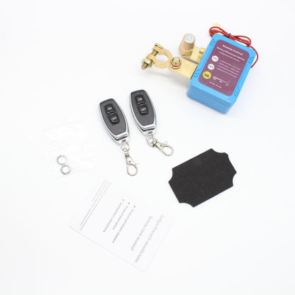 Дистанційний вимикач маси авто 12В/240A + 2 пульта / Подвійне реле відключення автомобільної батареї