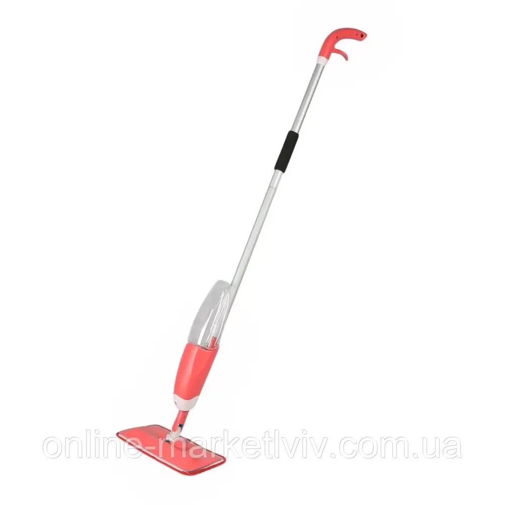 Швабра з розпилювачем для миття підлоги Water Spray Mop, Червона / Швабра для прибирання