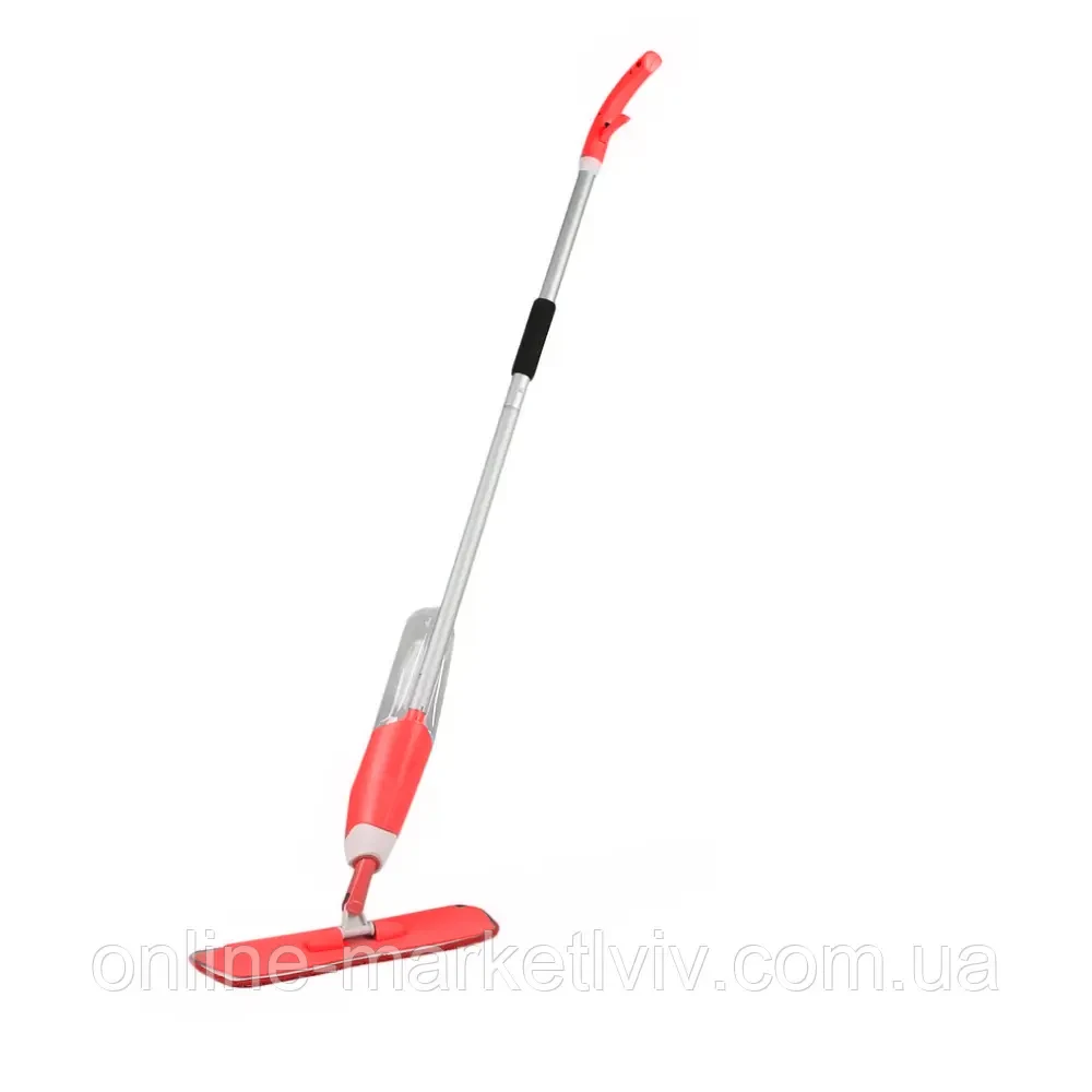 Швабра з розпилювачем для миття підлоги Water Spray Mop, Червона / Швабра для прибирання