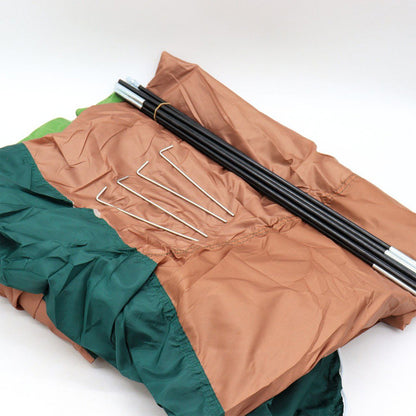 Одномісний туристичний намет 200х100 см, Зелений / Кемпінговий намет на 1 особу / Намет для відпочинку