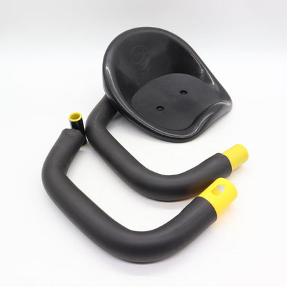 Дитяче велокрісло на раму 18х15см, MESKALO / Велосипедне переднє крісло з кріпленням / Сидіння на велосипед