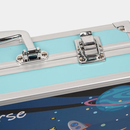 Набір для малювання у валізі 145 предметів, Синій / Дитячий набір для творчості / Набір художника