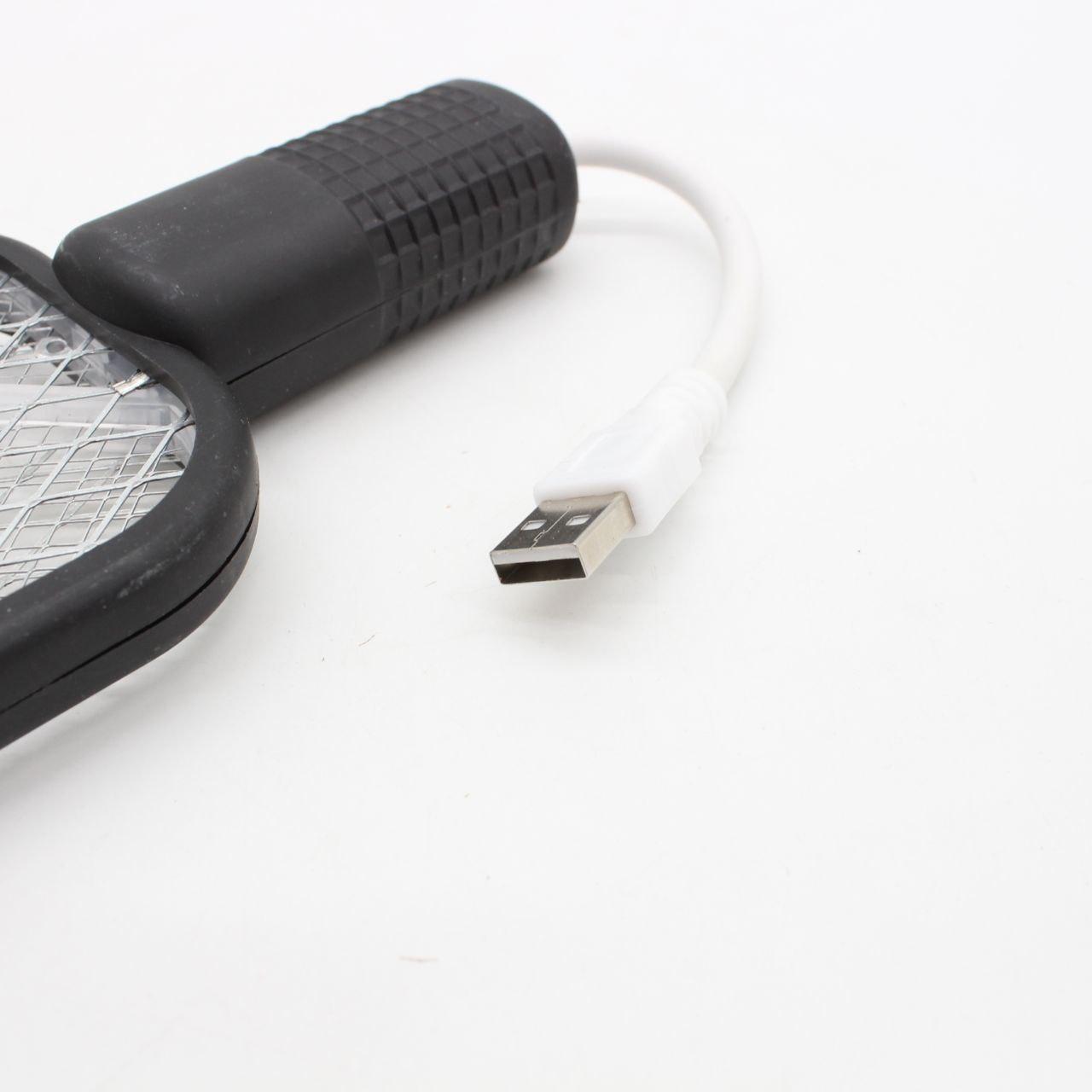 Електрична мухобійка ракетка (17×9,7см), від USB, / Електромухобійка / Пастка для комарів