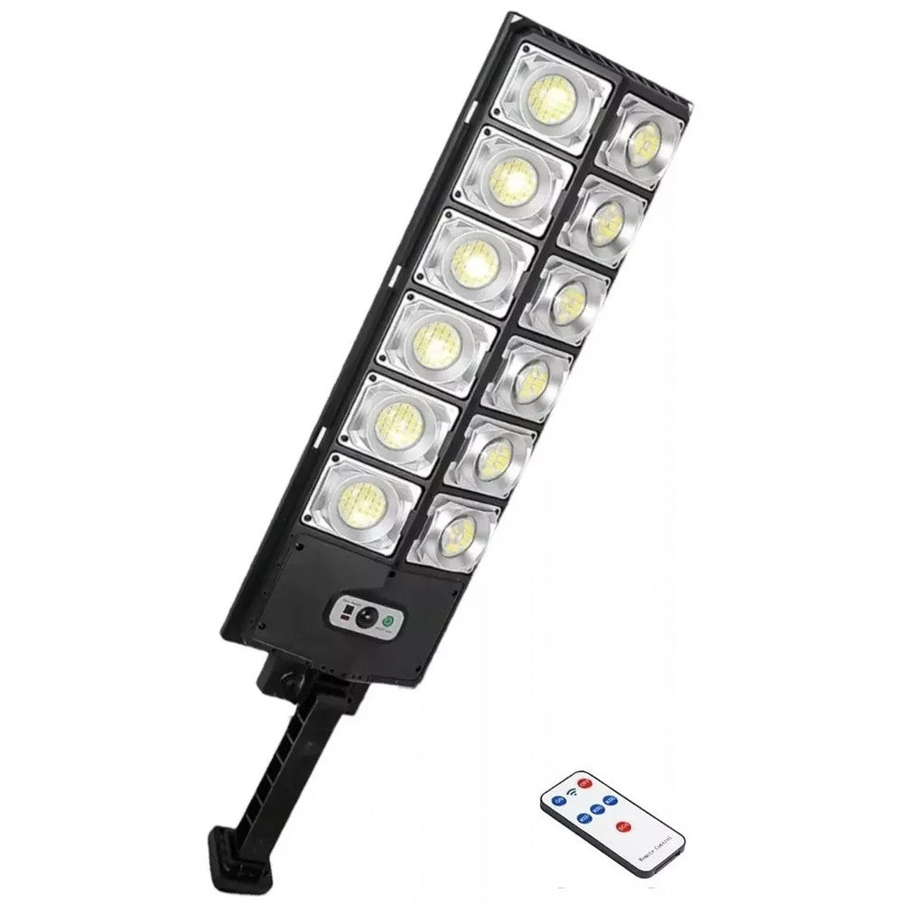 Сонячний ліхтар 360 LED W789A-6 з датчиком руху/Світильник на стовп