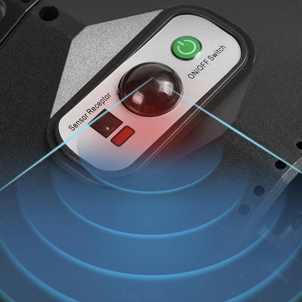 Сонячний ліхтар 360 LED W789A-6 з датчиком руху/Світильник на стовп