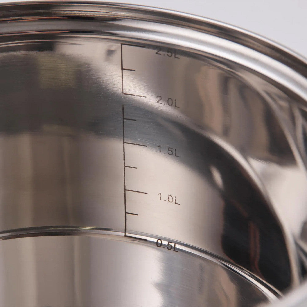 Набір посуду з нержавіючої сталі 12 предметів (6,9л 3,9л 3,4л 2,9л 2,1л) ZP-075 / Кухонний набір каструль