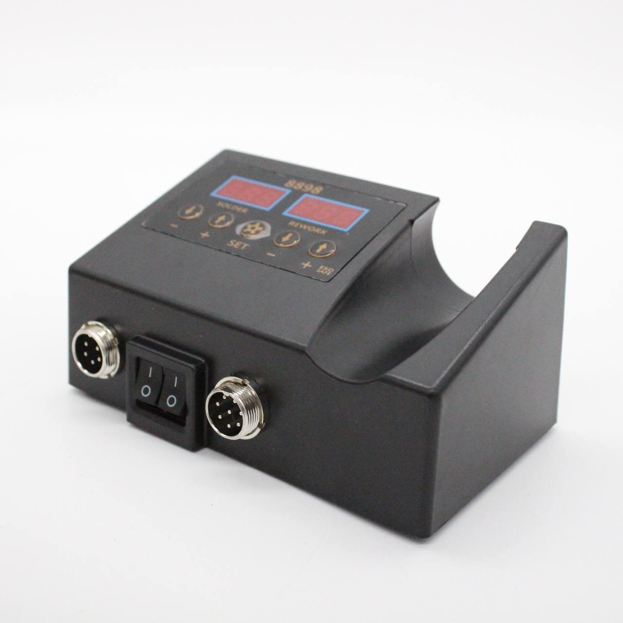 Паяльна станція 2в1 з термофеном / Електричний паяльний фен / Термофен для паяння / Паяльний набір