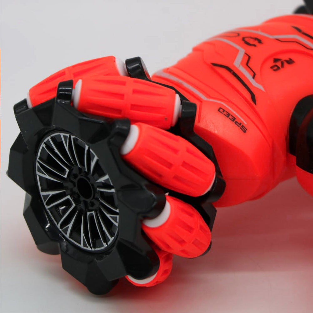 Машинка перевертень на радіокеруванні від USB, 986-14, Червоний / Дитяча трюкова машинка на пульті управління