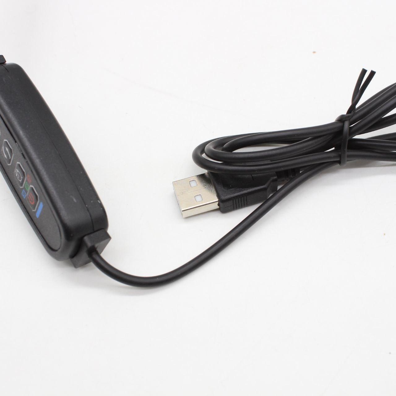 Фітолампа для рослин і розсади (4 лампи), від USB, Чорний / Фітосвітильник / Фітолампа світлодіодна