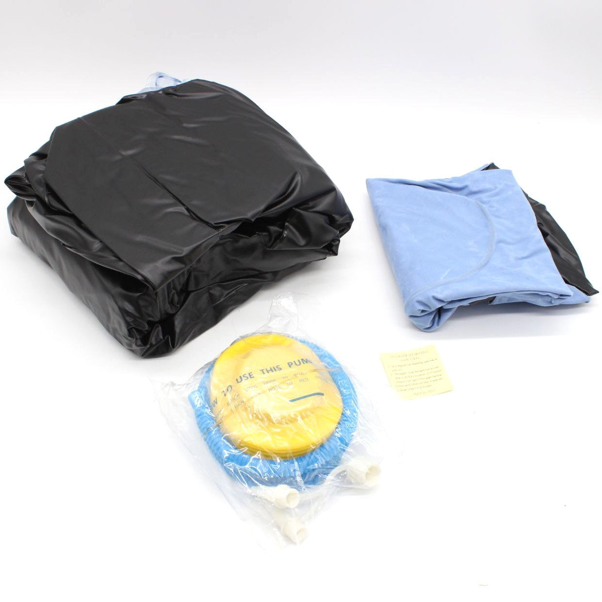 Надувний диван з пуфом Air Sofa - 116х98х83см, Блакитний / Надувне крісло з пуфом