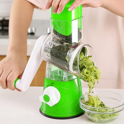 Овочерізка мультислайсер для овочів та фруктів Kitchen Master, Зелений / Ручна овочерізка / Терка слайсер