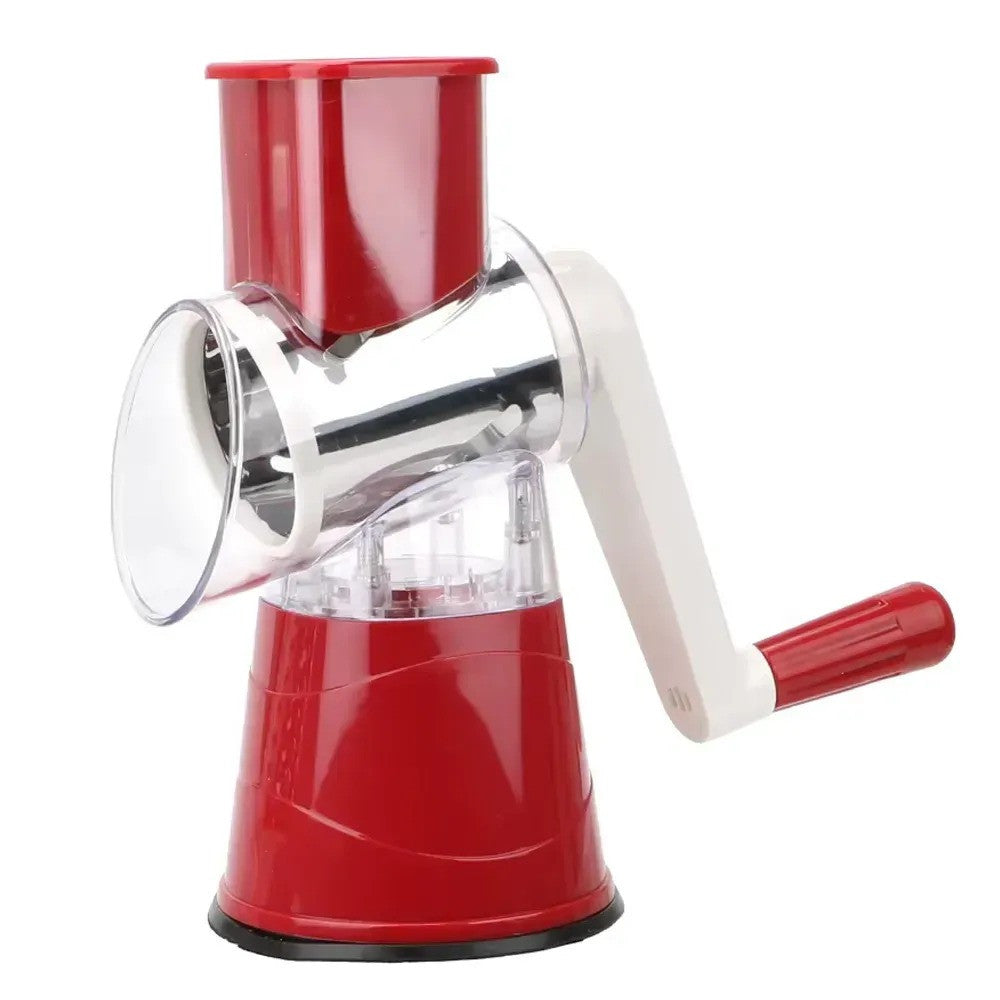 Овочерізка мультислайсер для овочів та фруктів Kitchen Master, Червоний / Ручна овочерізка / Терка слайсер