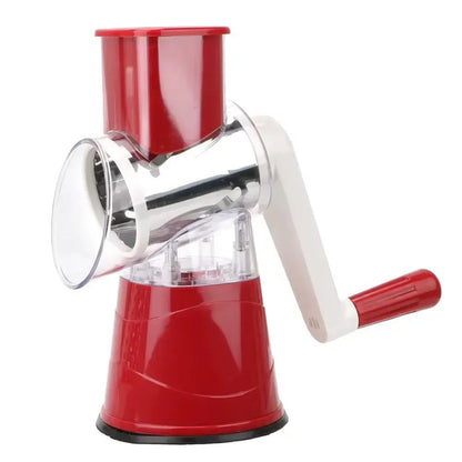 Овочерізка мультислайсер для овочів та фруктів Kitchen Master, Червоний / Ручна овочерізка / Терка слайсер