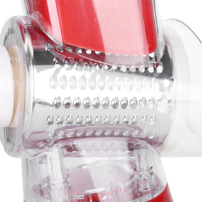 Овочерізка мультислайсер для овочів та фруктів Kitchen Master, Червоний / Ручна овочерізка / Терка слайсер