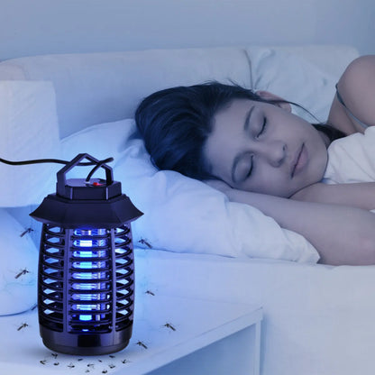 Лампа-знищувач комарів та комах, від USB, Чорний / Антимоскітна лампа / Електрична пастка для комарів